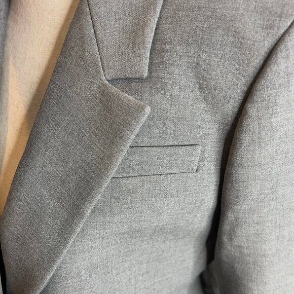 J.Crew $248 Petite Madelyn blazer in four-season stretch Graphite Size P8 CD083 - Picture 5 of 11